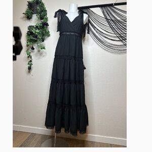 Lulus Elegant Black Maxi Dress